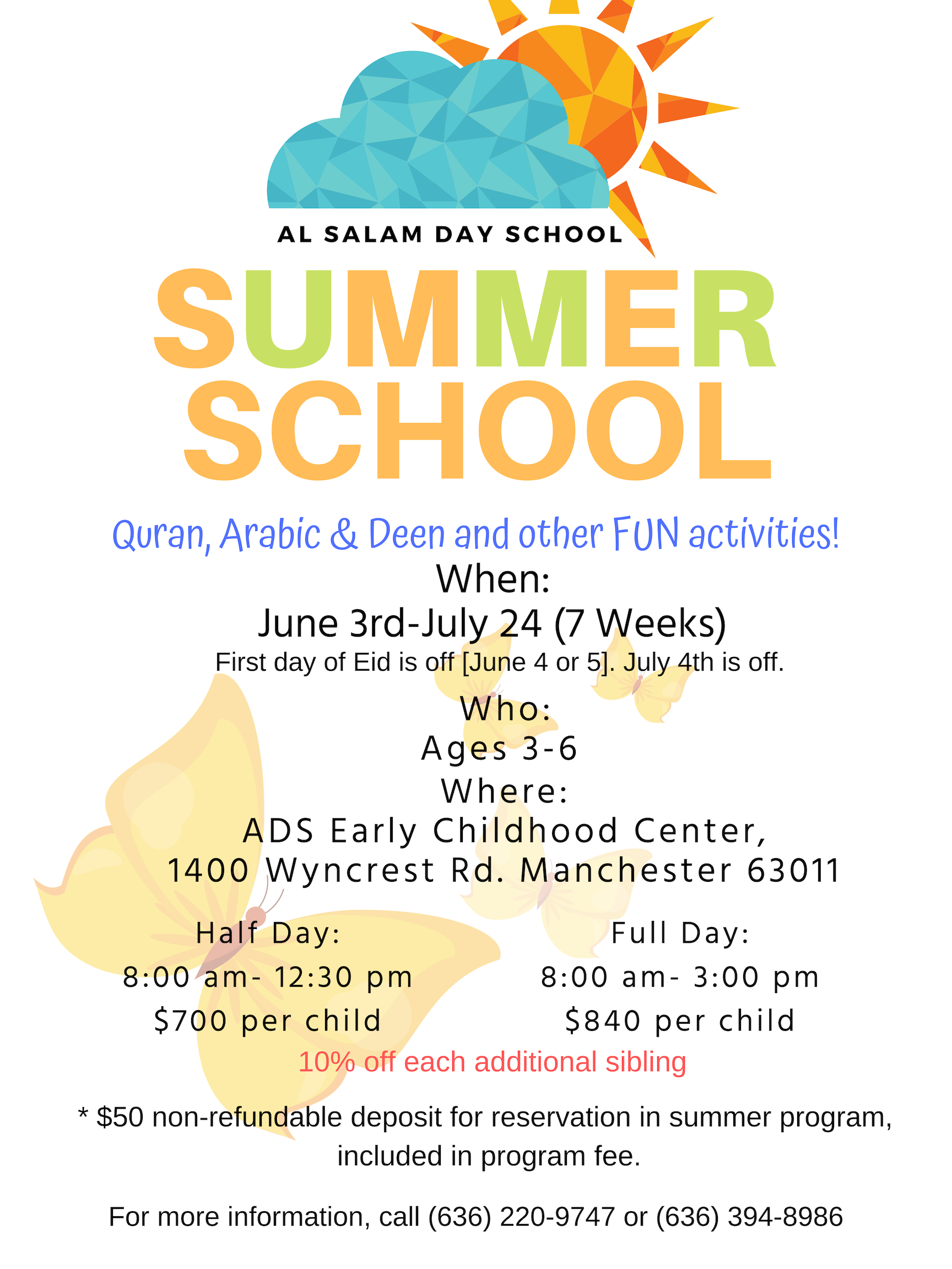 Summer Programs - Al Salam Day School